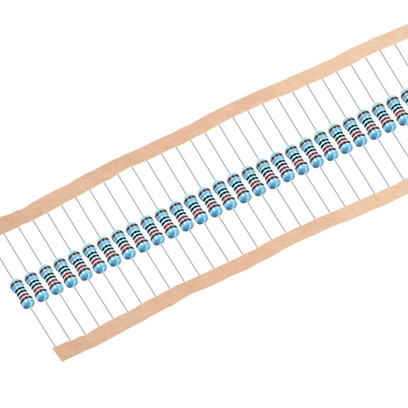 1/2W 120 Ohm Metal Film Resistors 0.5W 1% Tolerances 5 Color Bands 100Pcs