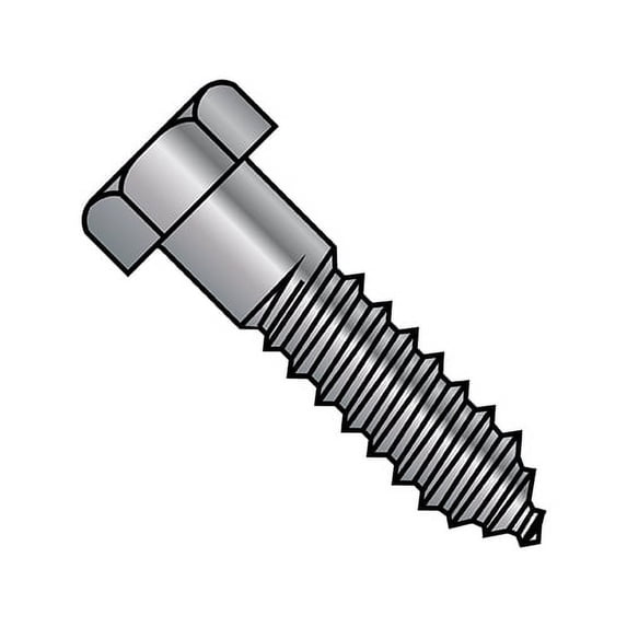 1/2X2 Hex Lag Screw Galvanized Gimlet Point (Pack Qty 100) BC-5032LG