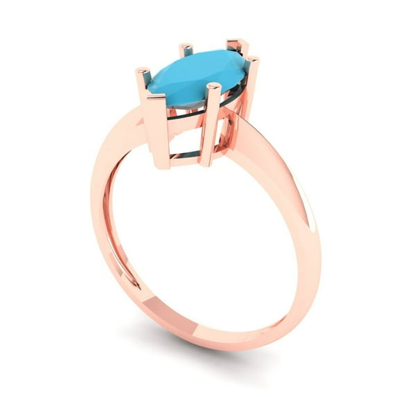 1.2ct Marquise Cut Blue Natural Sky Blue Topaz 14k White Gold Engraving Statement Bridal Wedding Halo Designer Ring Size 4.25