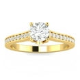 thumbnail image 1 of 1/2ctw Diamond Engagement Ring in 10k Yellow Gold, 1 of 4