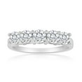 thumbnail image 1 of 1/2ctw Diamond Five Stone Band in 10k White Gold, 1 of 6