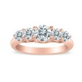 thumbnail image 1 of 1/2ctw Diamond Five Stone Graduated Ring in 10K Rose Gold, 1 of 2