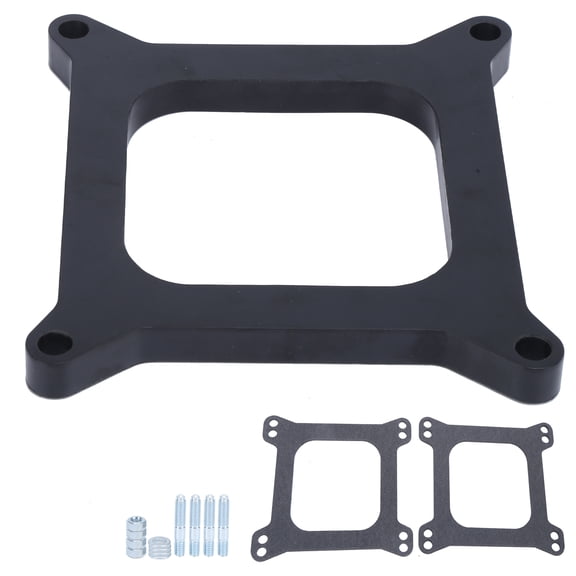 1/2in Carb Spacer Open Center Pattern Phenolic Carburetor Insulator Spacer Pack of 3