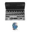 thumbnail image 1 of 1/2in. Drive 12 Point 22 Pieces Fractional Duo Socket Set, 1 of 1