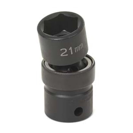 1/2in. Drive x 21MM Standard Universal - Grey