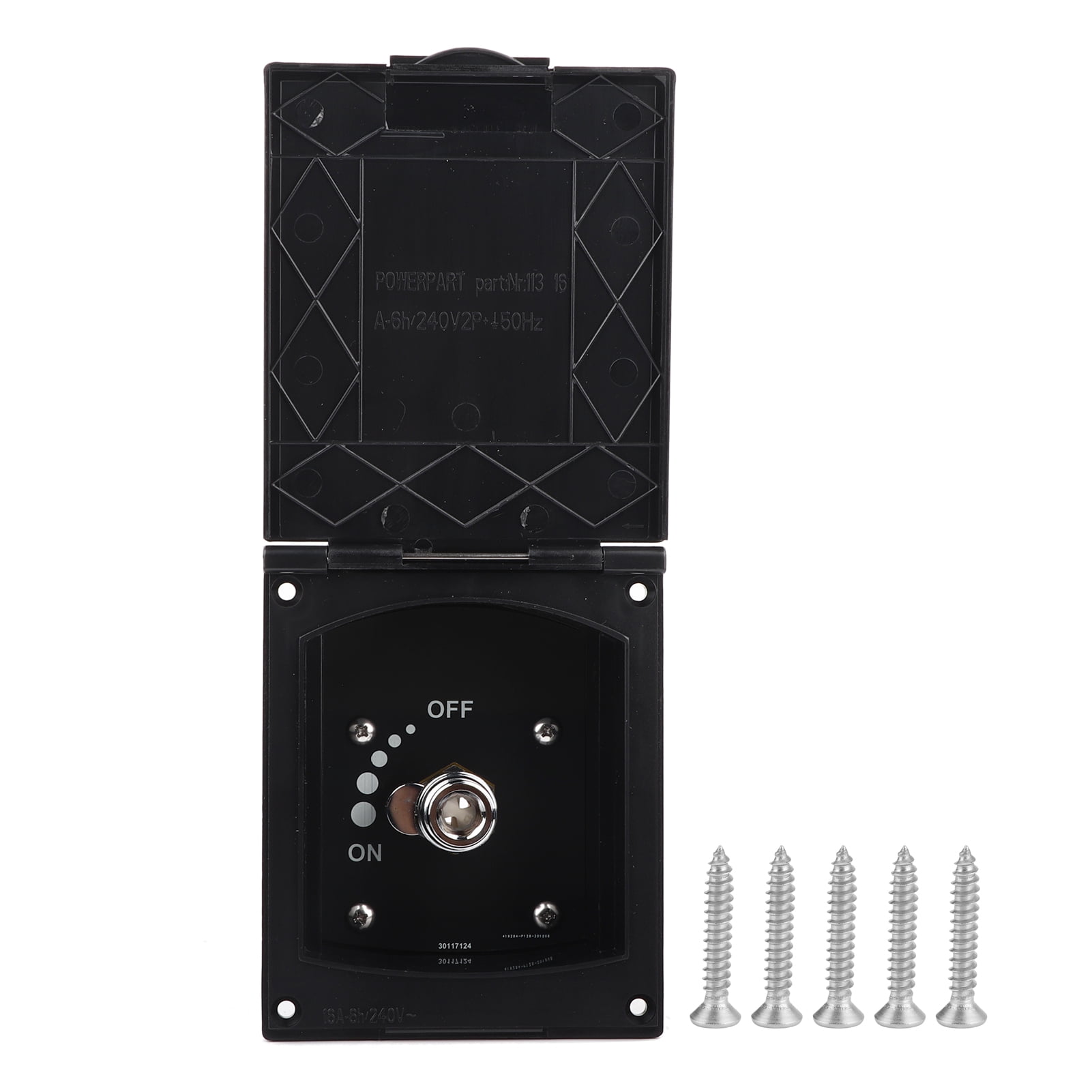 1/2in Exterior Shower Box Inlet and Outlet Port for RV Boat Motorhome