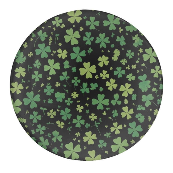 1.2in Glass Fridge Magnets In The Soft Magnet Non-Trace Convenient Practical Application Range Green Four-leaf Clover 1 PCS
