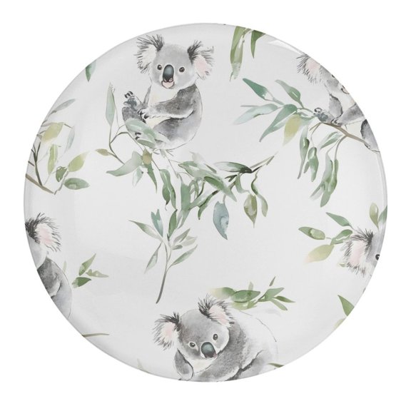 1.2in Glass Fridge Magnets In The Soft Magnet Non-Trace Convenient Practical Application Range Koala Tree Branches 1 PCS