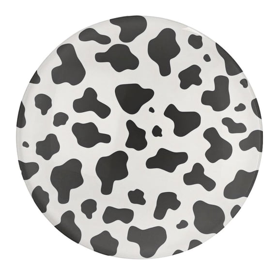 1.2in Glass Fridge Magnets In The Soft Magnet Non-Trace Convenient Practical Application Range Simple Cow Print Pattern, Vector Art Style_1 1 PCS