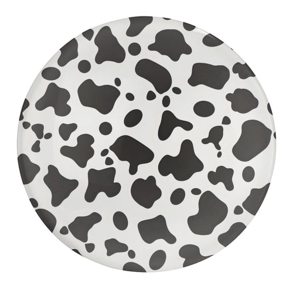 1.2in Glass Fridge Magnets In The Soft Magnet Non-Trace Convenient Practical Application Range Simple Cow Print Pattern, Vector Art Style_3 1 PCS
