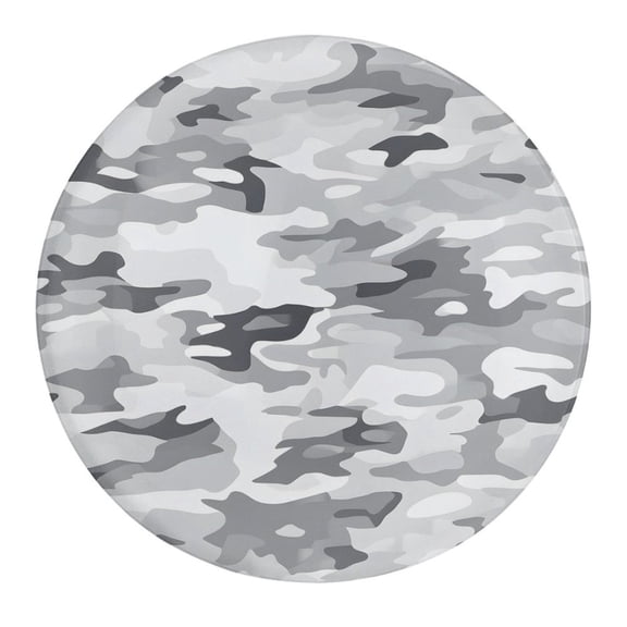 1.2in Glass Fridge Magnets In The Soft Magnet Non-Trace Convenient Practical Application Range Vector Camouflage Pattern Gray_3 1 PCS