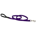 thumbnail image 1 of LupinePet Basics 1/2" Purple 4-foot Padded Handle Leash for Small Pets, 1 of 3