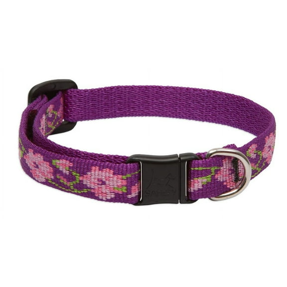 LupinePet Originals 1/2" Rose Garden Cat Safety Collar, 8-12"