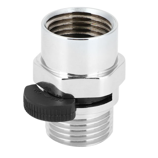 1/2in Shower Head Sprayer with Flow Control Valve Shut Off Adapter