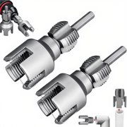 1/2inch 3/4inch Electric Drill PVC Pipe Threader PVC Thread Maker Tool Plastic Pipe Tap Die Pipe Threader Accessories