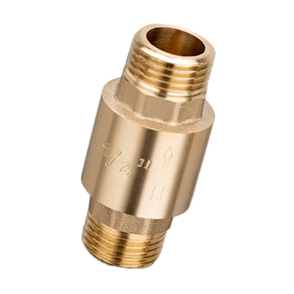 1/2inch Brass Backflow Stopper with High-Temp Resistance for Industrial and Home Pipe Networks