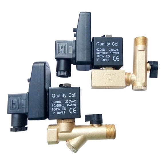 1/2inch Electric Drain Valve Brass With Timer For Water 220 110 24v 16bar ,Easy to Use
