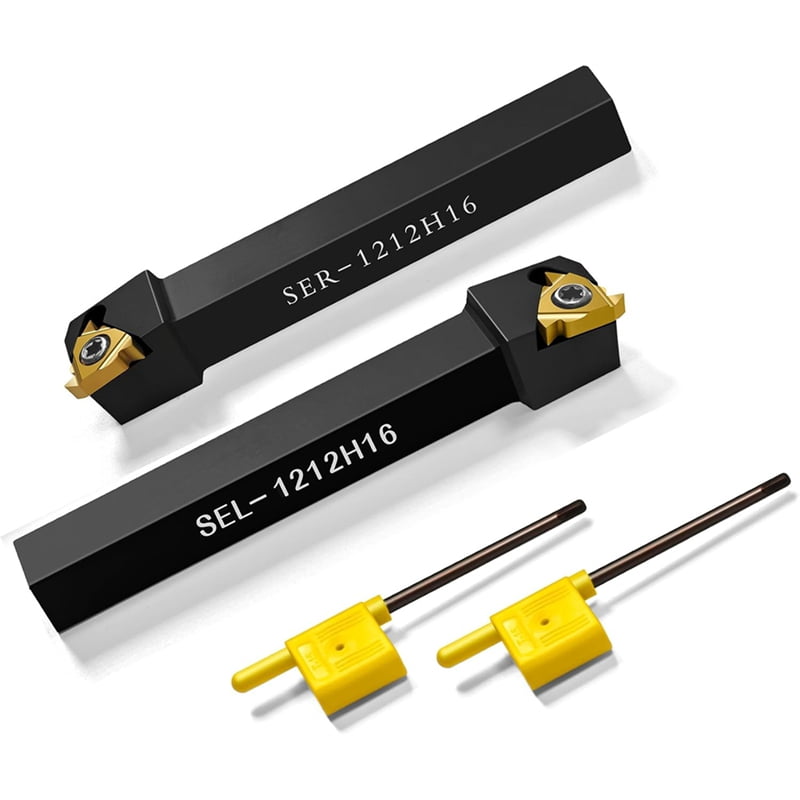 1/2inch SEL1212H16 + SER1212H16 Tool Holders CNC Thread Turning Holders ...