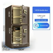 1.2m Hight Safe Box Home Anti-theft Box Small Fingerprint Password Double Door Safe Office Hotel All-steel Safe Deposit Box ,Your Exclusive Wealth Manager