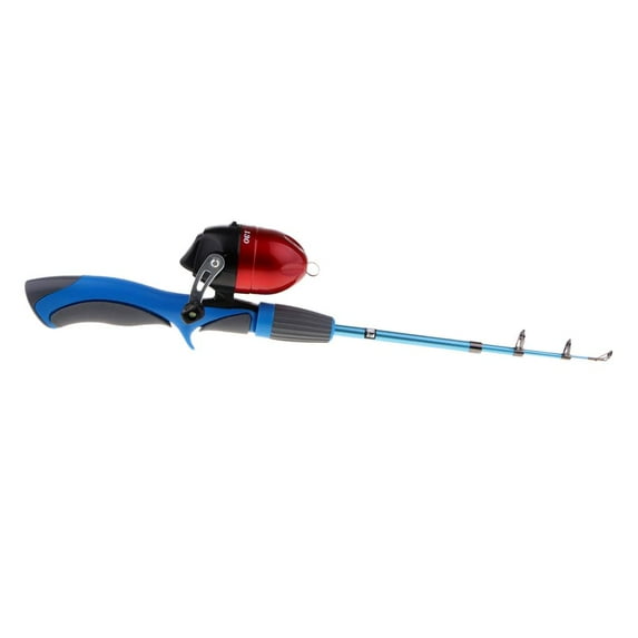 1.2m Ice Fishing Rod And Reel Combo For Erch Fishing Blue