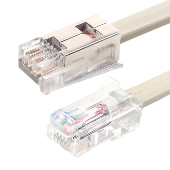 1/2m RJ12 (6P6C) Male to SDL 4P Male Data Cord Extension for Digital Voice Telephone Handsets