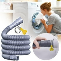 1/2m RV Sewer Hose, RV Sewer Hose Kit, Long Durable Pipe with Adjustable Adapter, Portable Removable RV Sewer Hose Kit for Motorhome Trailer, High Elasticity Leakproof Space Saving Thick Hose