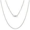 thumbnail image 1 of 1.2mm Solid .925 Sterling Silver Square Box Chain Necklace, 22 inches, 1 of 7