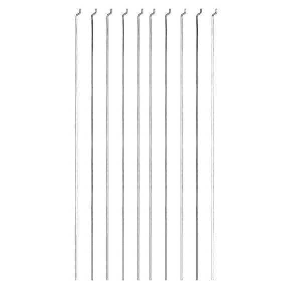 1.2mm x 260mm (10 inch) Steel Z Pull/Push Rods Parts for RC Airplane Plane Boat (Pack of 10)