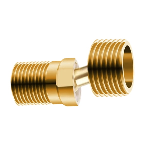 1/2pc Brass Pipe Fittings Angled Curved Foot Water Supply Adapters