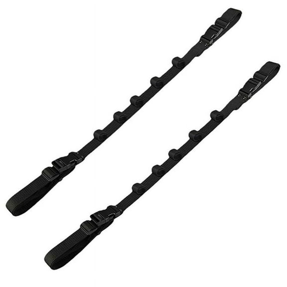 1/2pc Car Fishing Rod Rack Carrier Reel Combos Pole Holder Horizontal Mount Belt