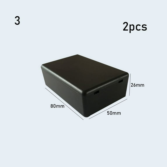 1/2pcs 9 sizes DIY ABS Plastic Waterproof Cover Project Electronic Project Box Enclosure Boxes Instrument Case 2PCS STYLE 3