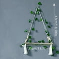 thumbnail image 1 of 1/2pcs Artificial Ivy Wall Hanging Shelves Macrame Floating Shelf for Home Bedroom Wood Hanging Plant Shelves Ledge Wall Decor, 1 of 9