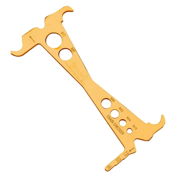 1/2pcs Bike Chain Gauge Measurement Ruler Portable Bicycles Chain Wear Indicators Checker Road Bike Chain