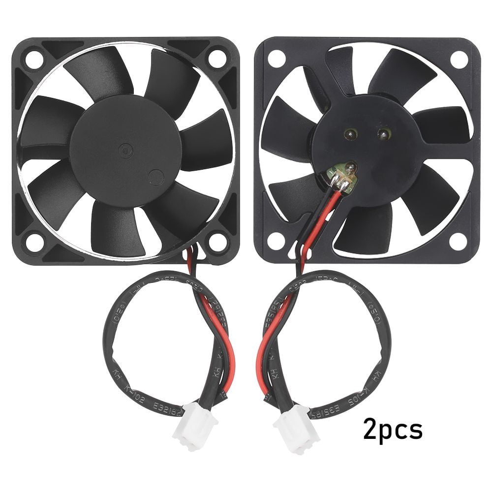 1/2pcs Black color 5010 12V with PC 2-pin Small DC Brushless Fan CPU ...
