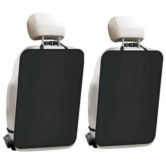 1/2pcs Car Seat Back Kick Protectors Polyester Automotive Seat Covers, Protection from Dirt, Mud, Fit for Most Vehicles
