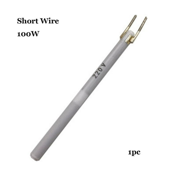 1/2pcs Ceramic 220V 80W 60W 100W Electric 908 908S Solder Tools Internal Heating Element Soldering Iron Heater 1PC 100W SHORT WIRE