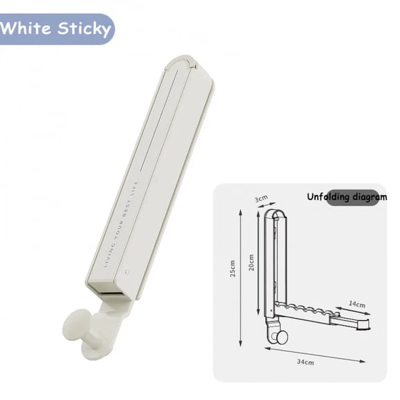 1/2pcs Folding Wall Hook portable drying rack Hidden Robe Towel Coat Hook door back hooks Expandable Sticky Towel Hanger