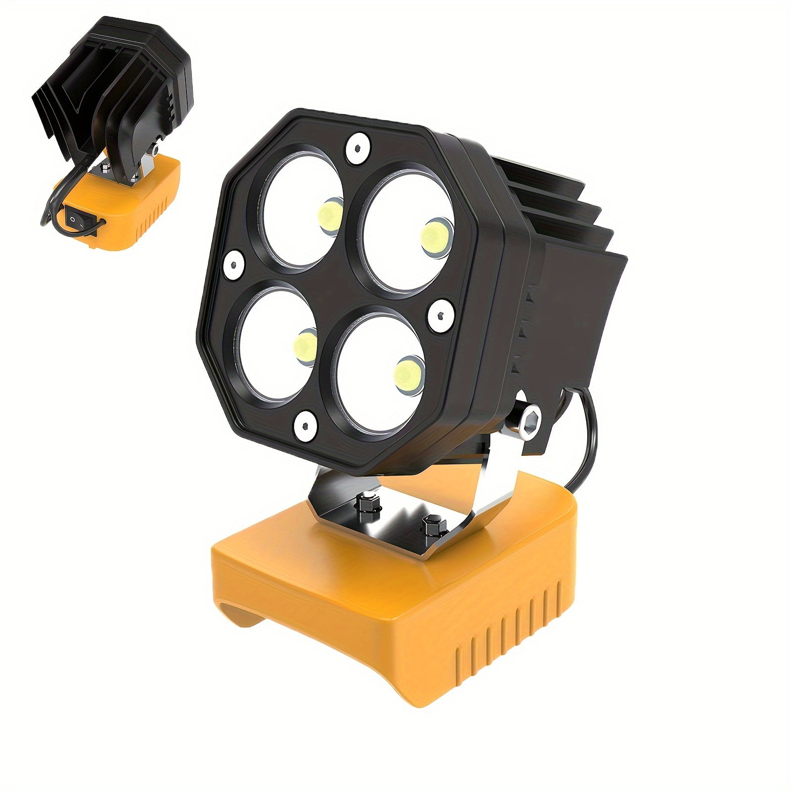 1/2pcs Four-Leaf Clover LED Lamp Compatible with De-Walt 20V Built-In ...