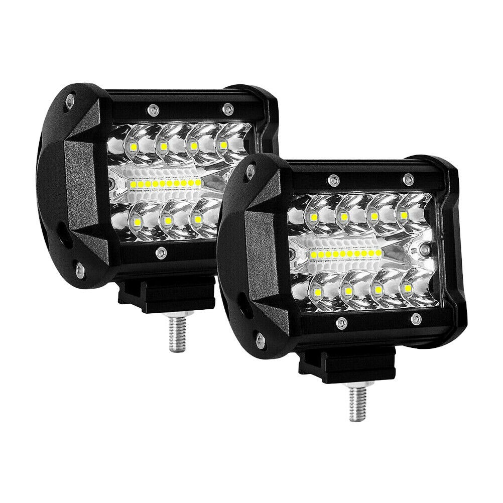 1/2pcs LED Combo Work Light Bar Offroad Spot Flood Beam Headlights 12V