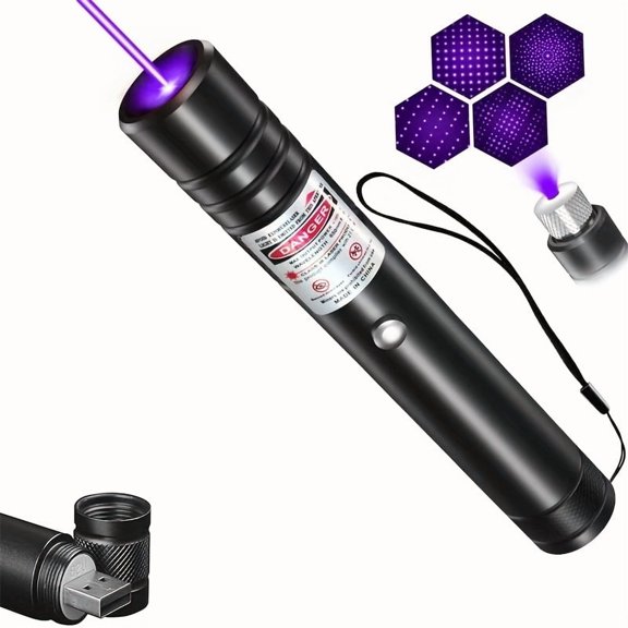 1/2pcs Laser Pen Laser Pointer Flashlight Rechargeable Pointer For USB Green Light Engineering Indicator Pen Suitable For Night And Outdoor Activities Suitable And Practical Tool For Camping For Gift