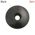 thumbnail image 1 of 1/2pcs Outdoor 28.6mm Aluminum Alloy Headsets Stem Parts Bicycle Headset Caps Top Cap Cover Mountain Bike Accessories BLACK 2PCS, 1 of 8
