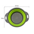 thumbnail image 2 of SKT Collapsible Sink Strainer Basket – Foldable Silicone Colander For Fruits & Veggies 2 of 3