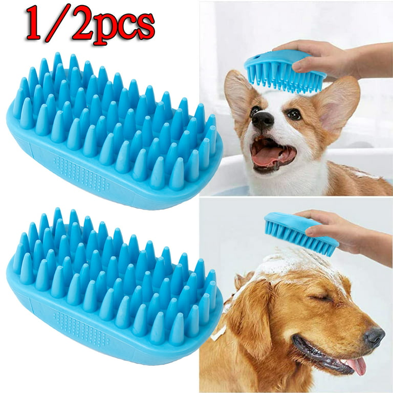  Dog Grooming Brush - Dog Bath Brush - Cat Grooming Brush - Dog  Washing Brush - Rubber Dog Brush - Dog Hair Brush - Dog Shedding Brush - Pet  Shampoo Brush