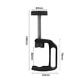 thumbnail image 1 of 1/2pcs Small C-Type Clamp Set Aluminum Alloy Table Clamp Screw Clamps Metal Woodworking Vise Grip Bench Vice DIY Tool, 1 of 12
