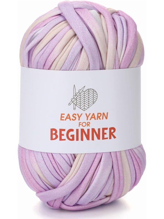 1/2pcs T-Shirt Yarn for Crocheting & Knitting - Chunky Thick Yarn for Bags, Blankets, Cushions, Slippers & More - 100g (3.5oz), DIY Handmade Knitting Gift