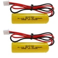 thumbnail image 1 of 1.2v 900mAh Ni-CD AA Exit Sign Emergency Light Battery Replacement Compatible with Unitech AA900mAh OSA268 ELB CS01 Lithonia Battery EXR LED EL M6 (2 Pack), 1 of 4