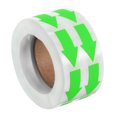 thumbnail image 1 of Uxcell Arrow Sticker Adhesive Color Coding Decal for Gas Flow Direction Marking Bright Green, 1 of 5