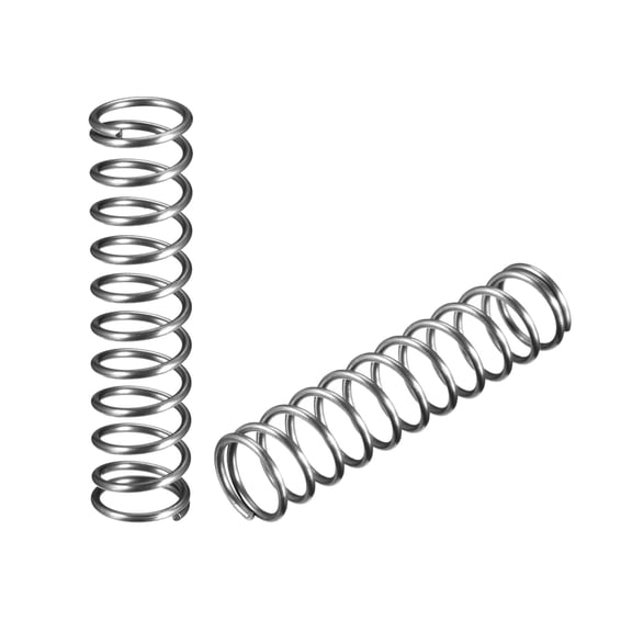 1.2x12x50mm Alloy Spring Steel Coil Extended Compressed Spring 10 Pcs