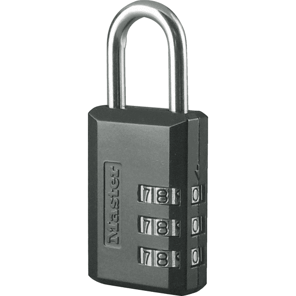 1-3/16 In. W. Resettable Numeric Combination Lock - Pack of 2  Home & Garage Storage, Stackable Design