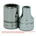 thumbnail image 1 of 1-3/16" x 1/2" Drive 6 Point Deep Supertorque™ Socket, Black Industrial Finish. Suitable For Impact Use. Williams® USA # JHW14-638, 1 of 1